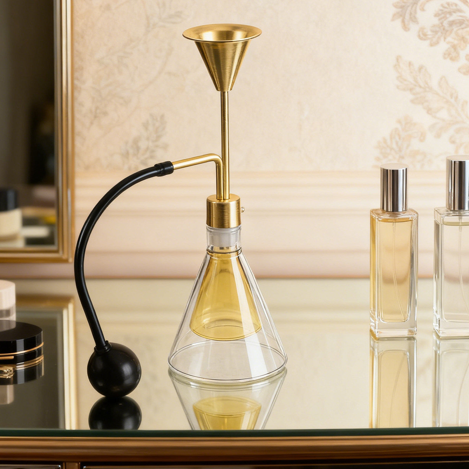 Perfume Home Fragrance - Double Wall Glass Essential Oil Flask