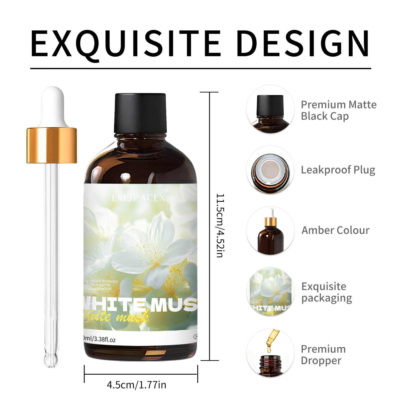 100ml White Musk Fragrance Oil - огляд і ціна Musk White Oil