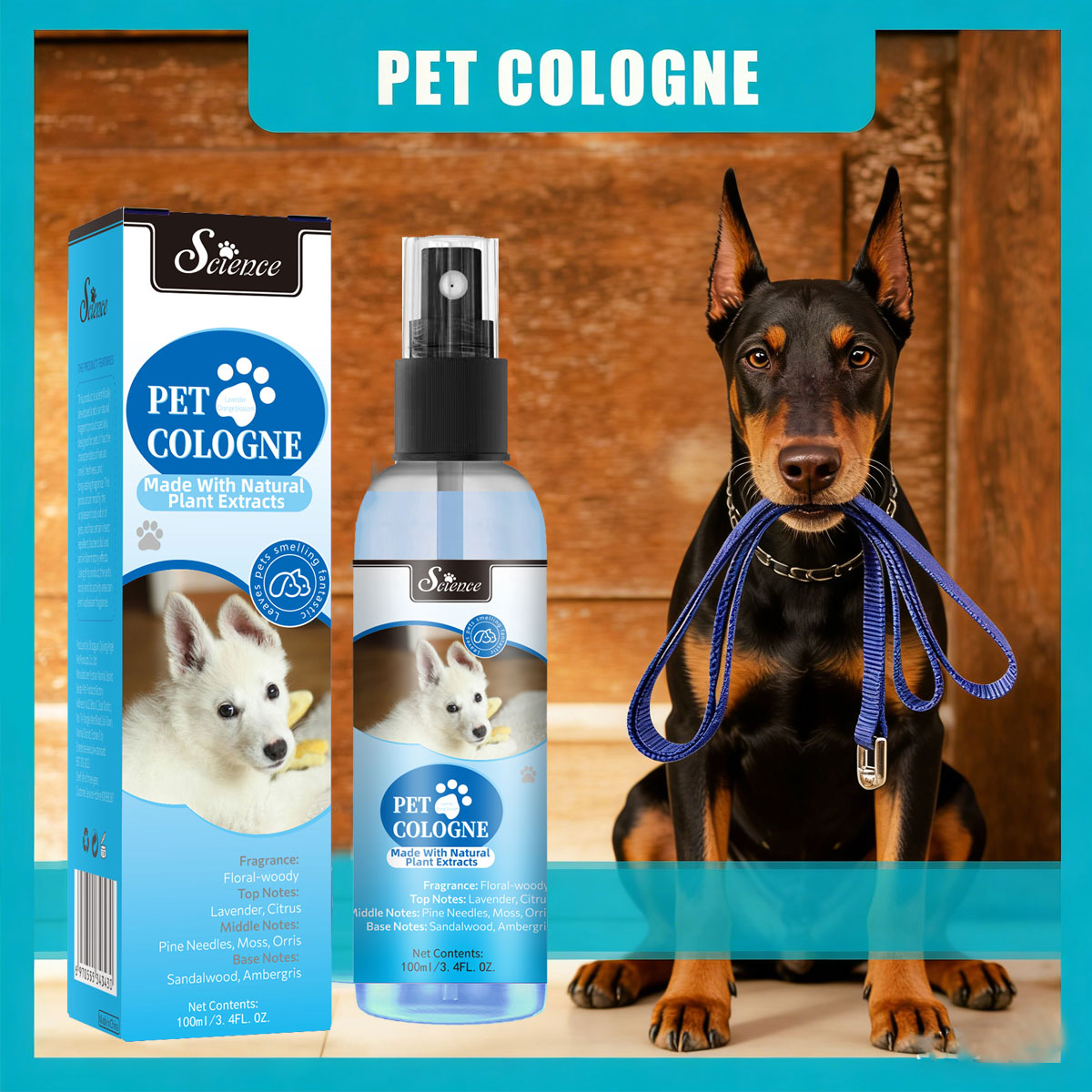 100 Ml Pet Deodorizing Perfume - огляд і ціна Perfume Fragrance Shampoo