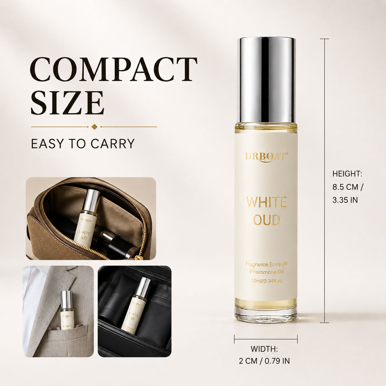 Men Roll-on Perfume Oil,Fresh  - огляд і ціна Perfume Scent Fragrance