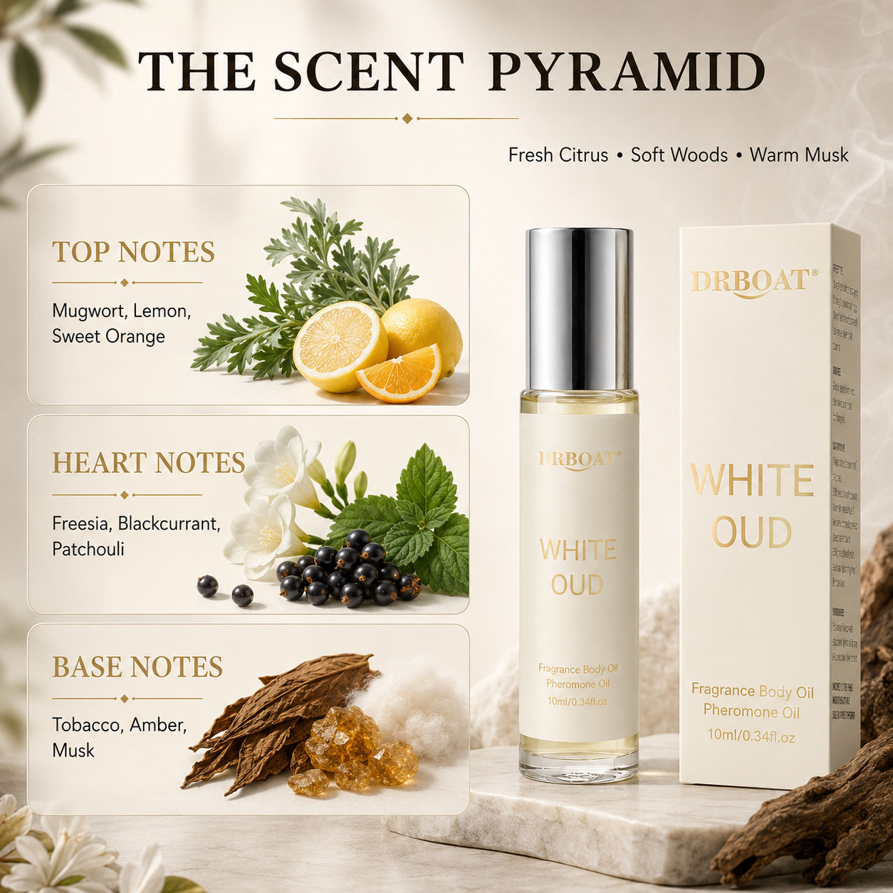 Men Roll-on Perfume Oil,Fresh  - огляд і ціна Perfume Scent Fragrance