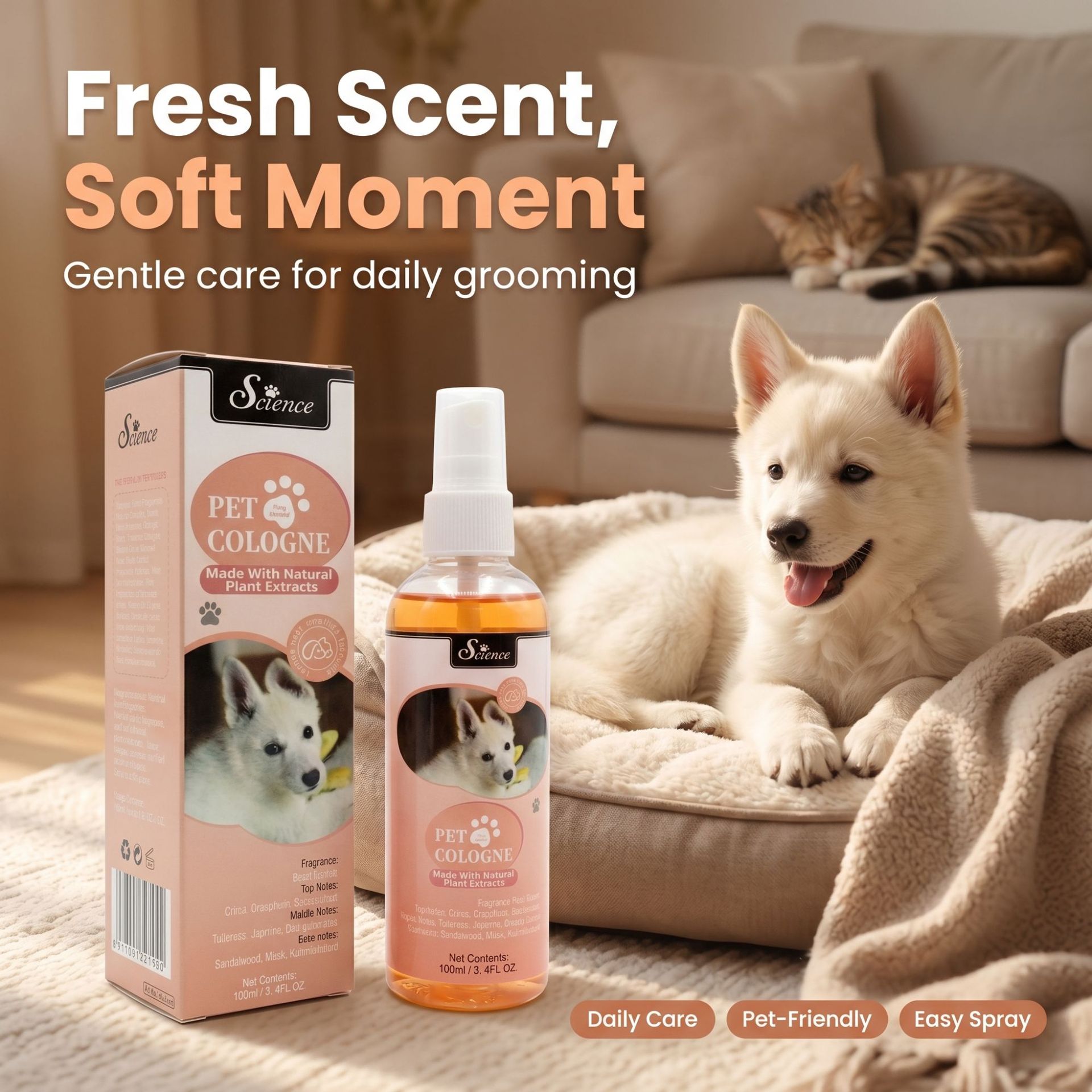 100 ML Dog Perfume Spray Pet S - огляд і ціна Perfume Fragrance Shampoo
