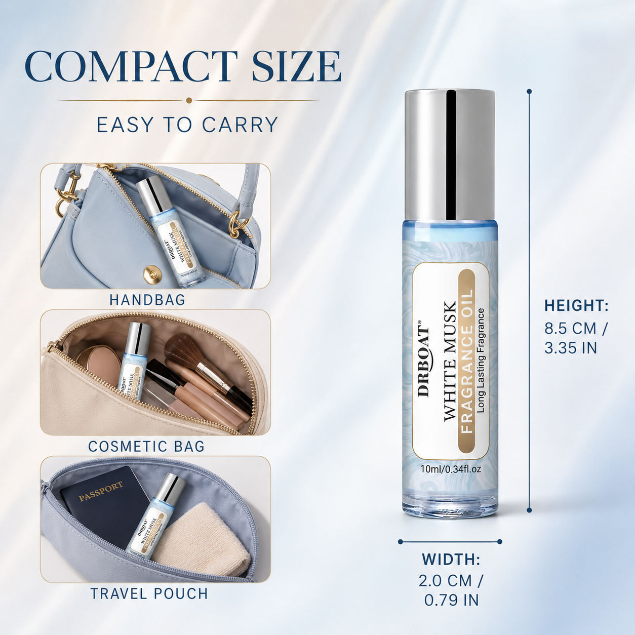 Portable Rollerball Fragrance  - огляд і ціна Musk White Oil