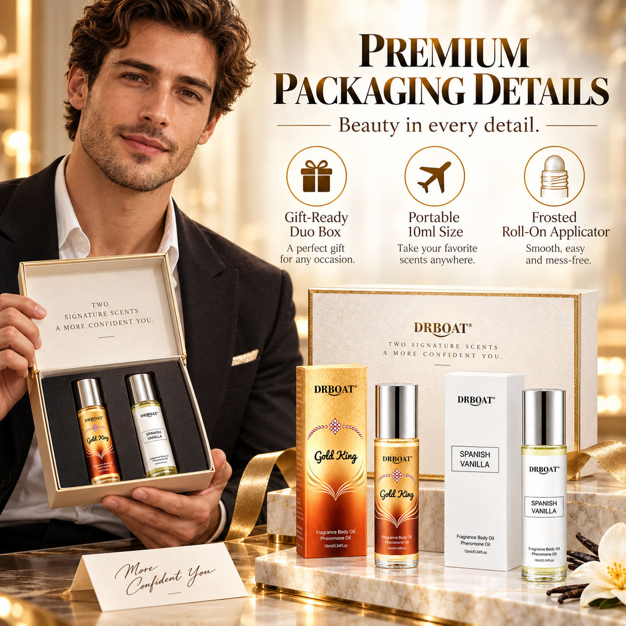 Men Duo Roll-on Perfume Oil Ki - огляд і ціна Perfume Scent Fragrance