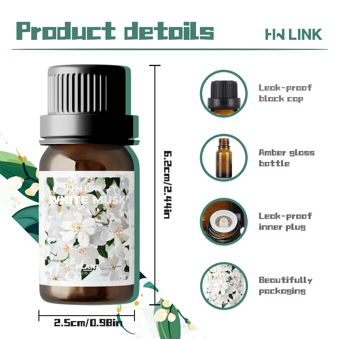 10ml White Musk Fragrance Oils - огляд і ціна Musk White Oil