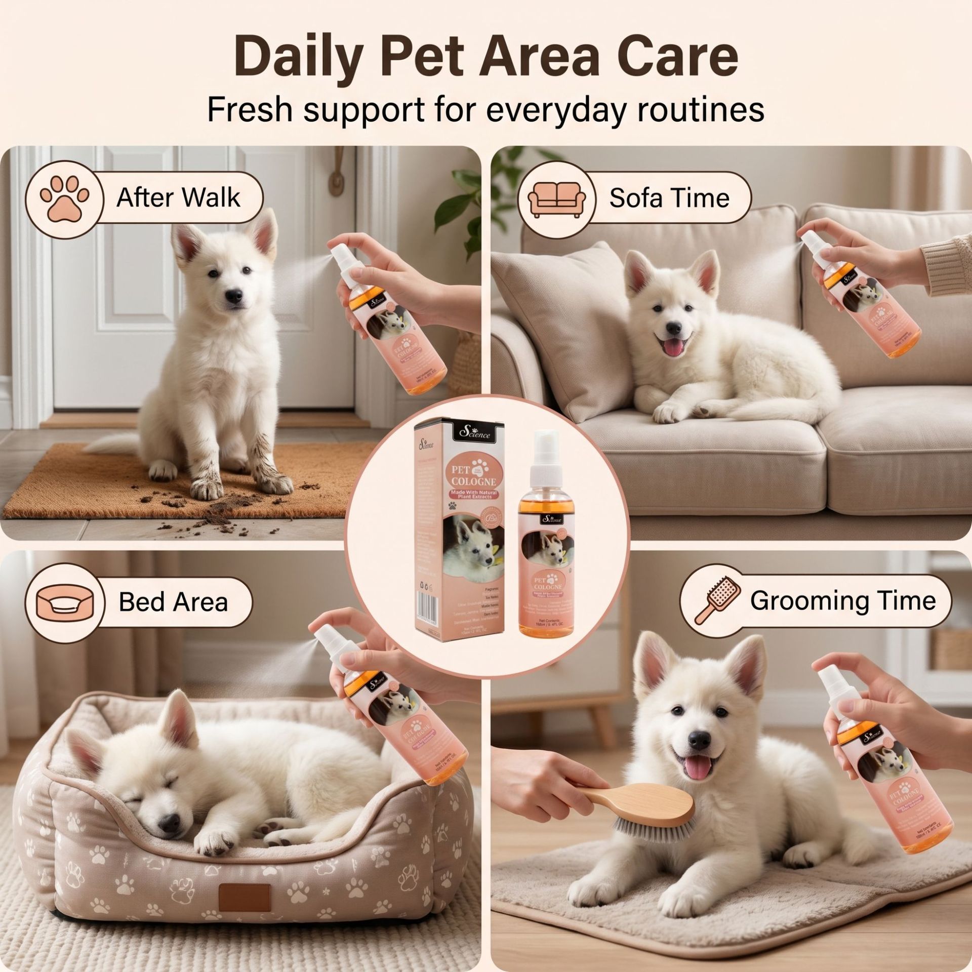 100 MLPet Odor Eliminator Spra - огляд і ціна Perfume Fragrance Shampoo