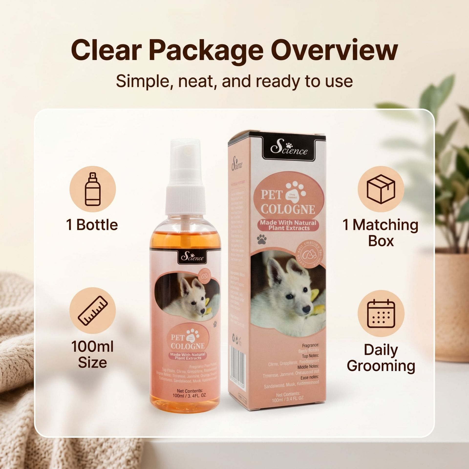 100 MLPet Odor Eliminator Spra - огляд і ціна Perfume Fragrance Shampoo