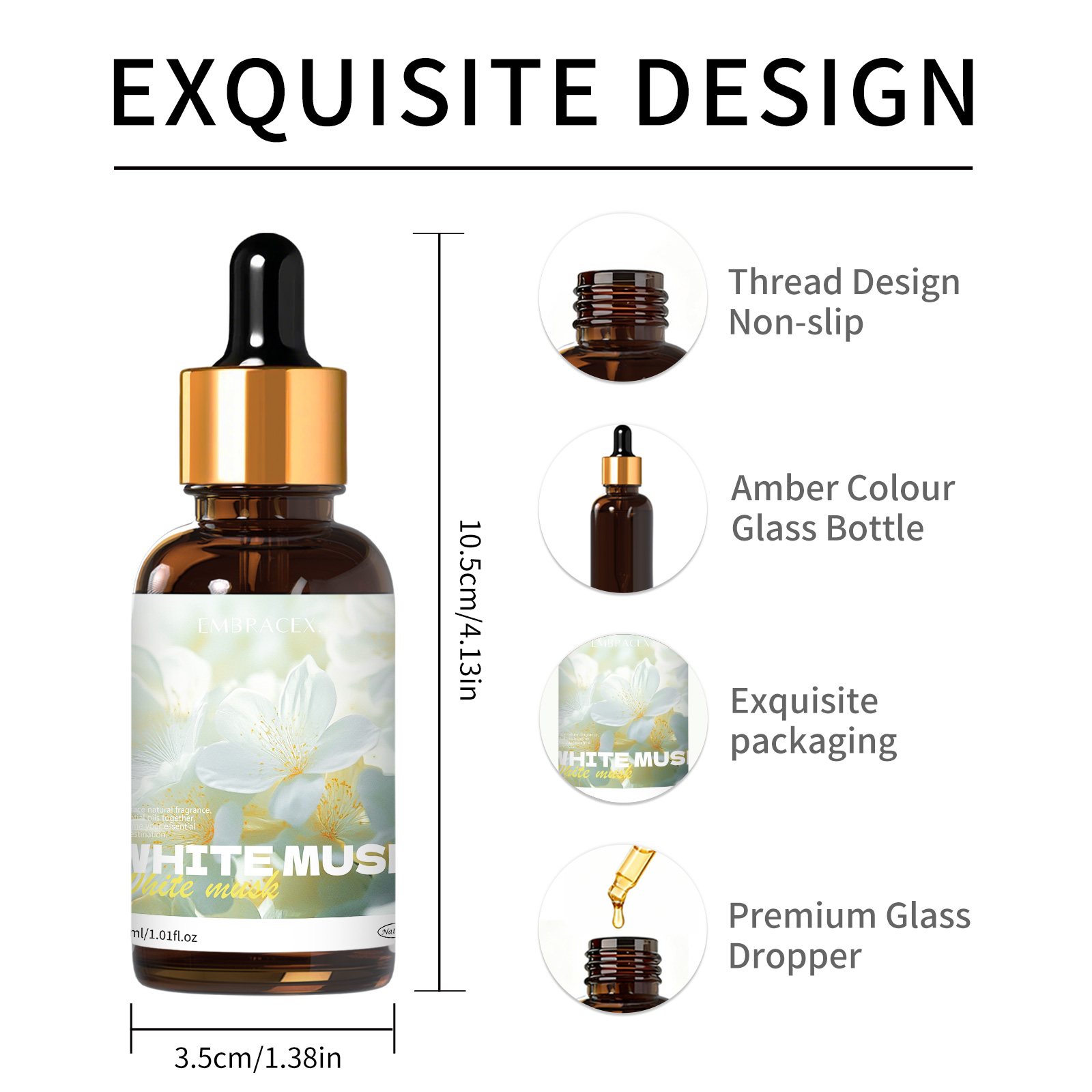 30ml White Musk Fragrance Oils - огляд і ціна Musk White Oil